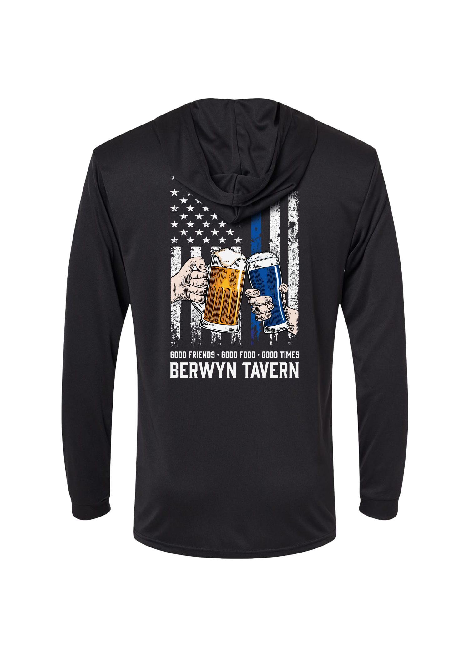 Adult | Hooded Performance T-Shirt, Long-Sleeve