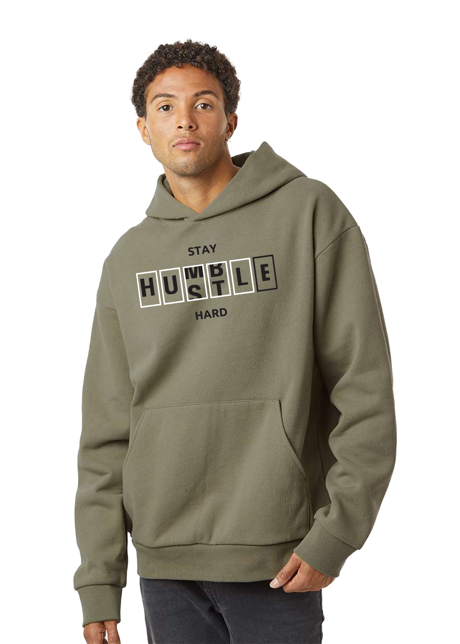 Hustle Hard | Heavyweight Hooded Sweatshirt