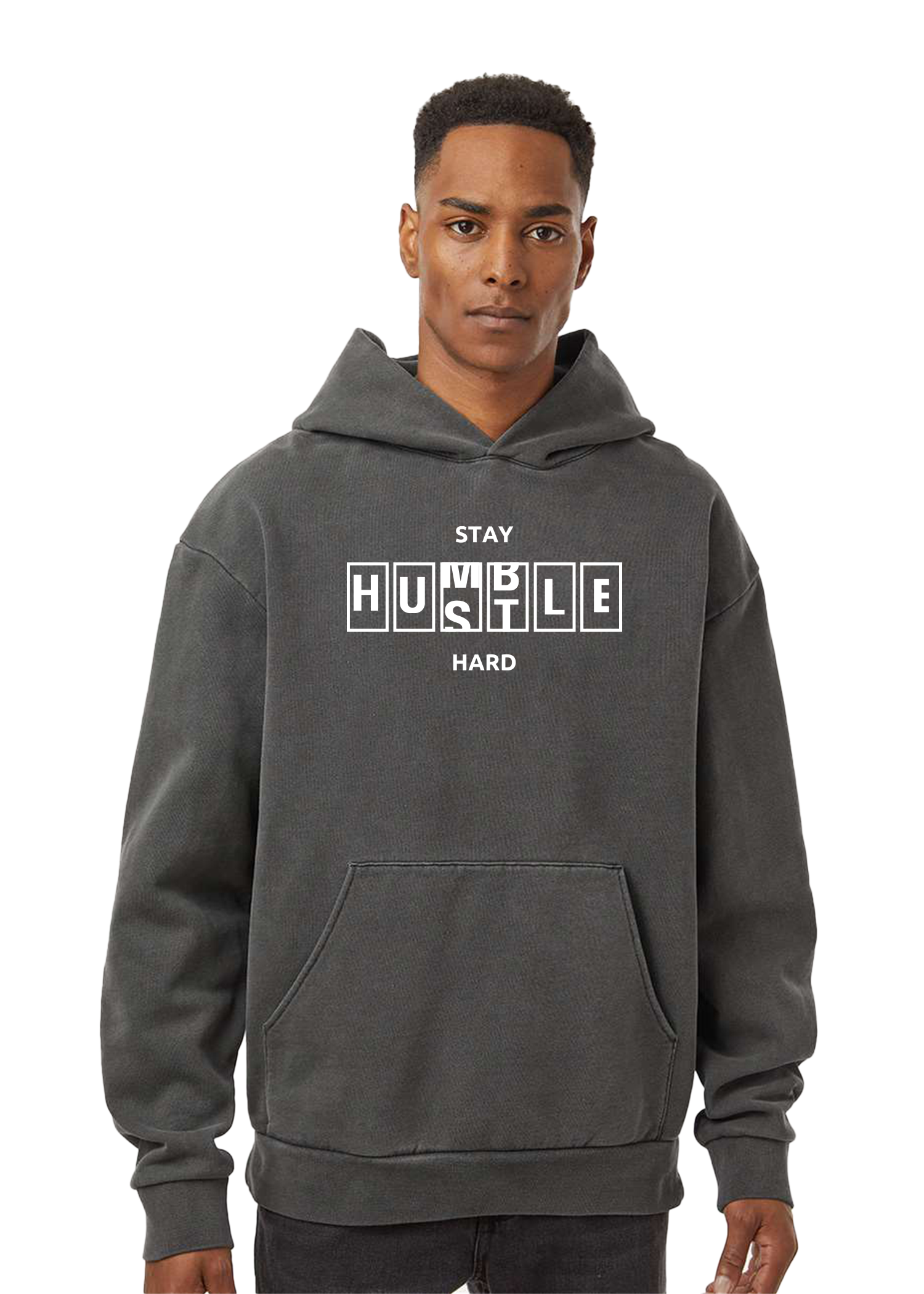 Hustle Hard | Heavyweight Hooded Sweatshirt