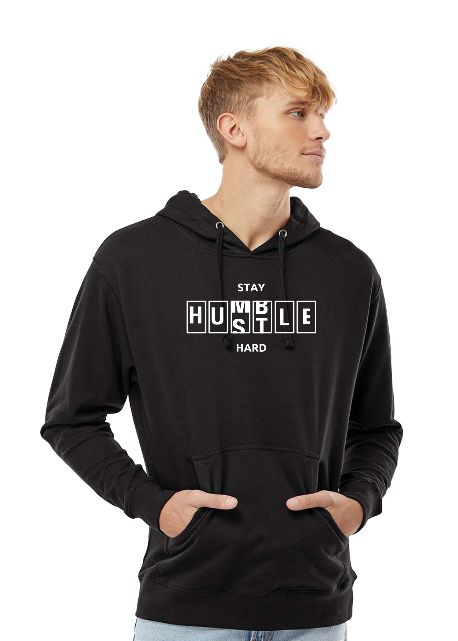 Hustle Hard | Hooded Sweatshirt