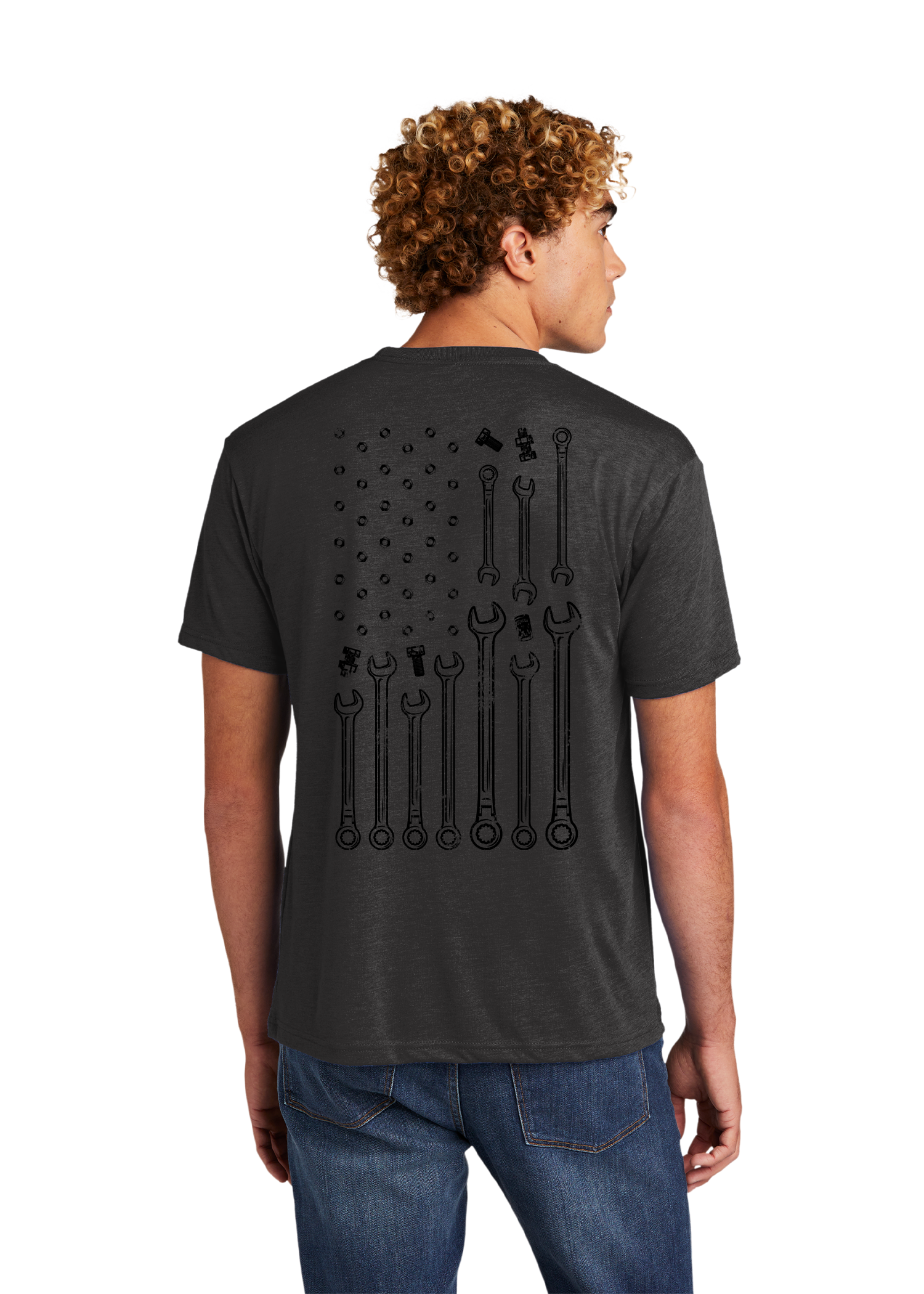 Mechanic's Flag | Triblend Short-Sleeve T-Shirt
