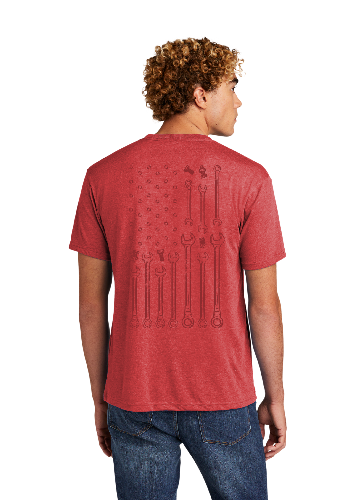 Mechanic's Flag | Triblend Short-Sleeve T-Shirt