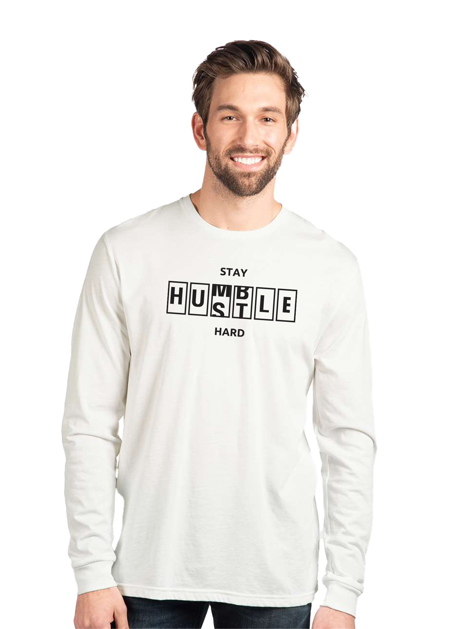 Hustle Hard | Long-Sleeve T-Shirt