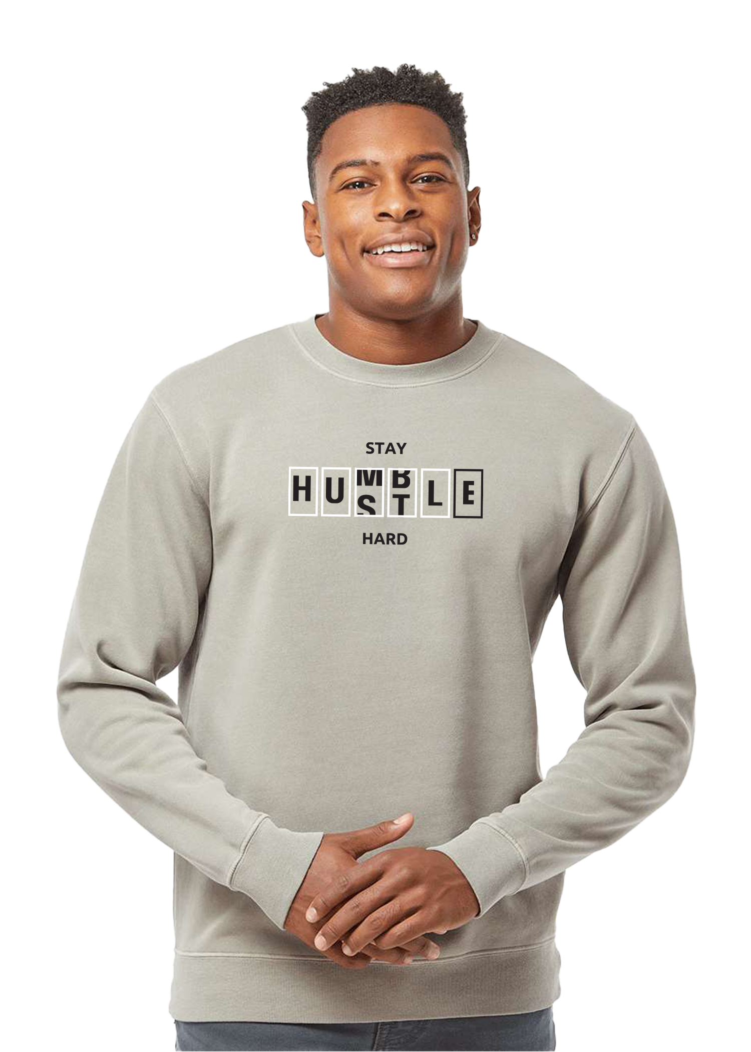 Hustle Hard | Pigment Crewneck Sweatshirt